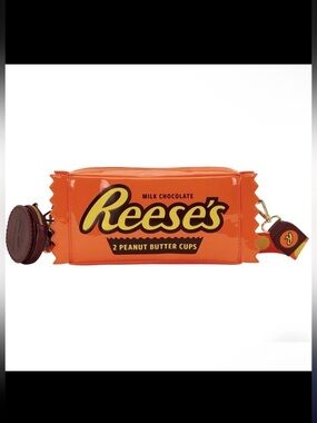 Hershey's Reese's Peanut Butter Cups Loungefly Crossbody Bag W/Coin Bag ☆NWT☆